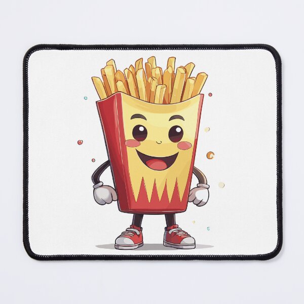 Item preview, Adorable "Cute Anime French Fries" Design - A Delightful Treat for All Ages designed and sold by InwzaDesign.
