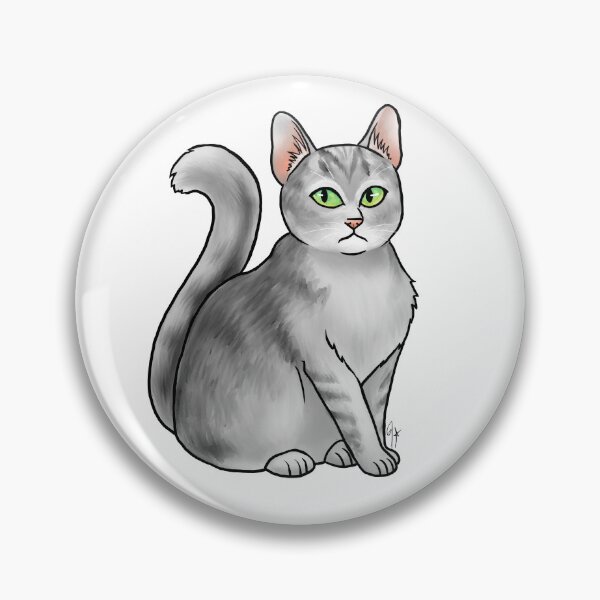 Item preview, Cat - Burmilla - Gray designed and sold by Jennifer Stolzer.
