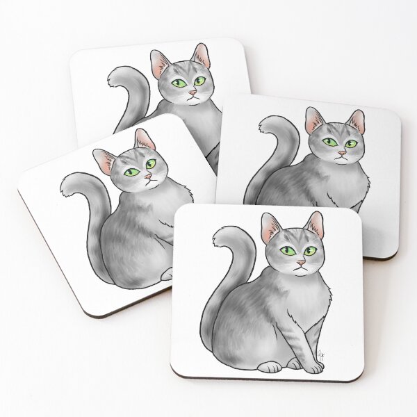 Item preview, Cat - Burmilla - Gray designed and sold by Jennifer Stolzer.