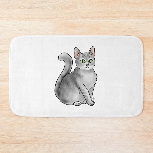 Item preview, Cat - Burmilla - Gray designed and sold by Jennifer Stolzer.