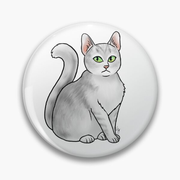Item preview, Cat - Burmilla - White designed and sold by Jennifer Stolzer.