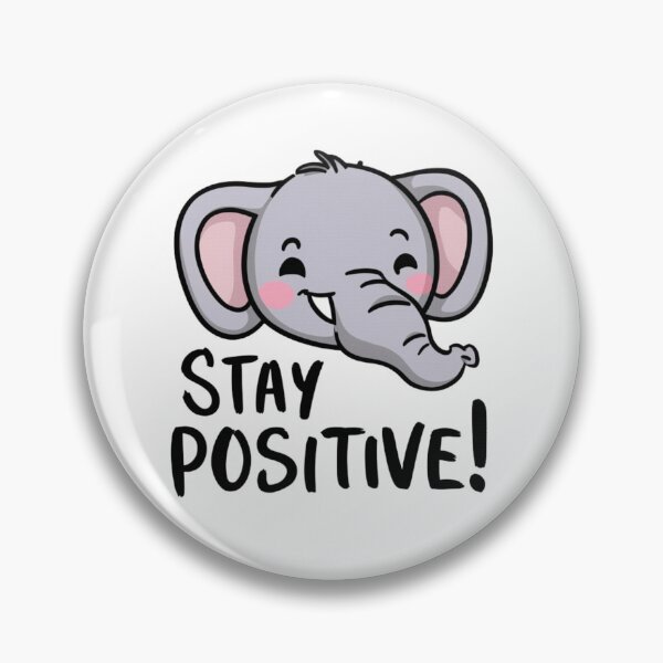 Item preview, Smiling elephant - Stay Positive designed and sold by vk09.