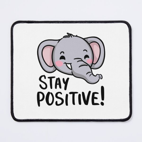 Item preview, Smiling elephant - Stay Positive designed and sold by vk09.