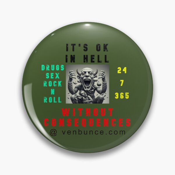 Item preview, Its OK In Hell designed and sold by AlienAlmanac.