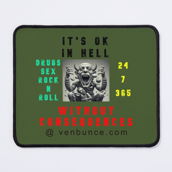 Item preview, Its OK In Hell designed and sold by AlienAlmanac.