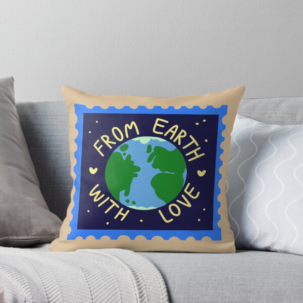 Item preview, From Earth With Love Stamp designed and sold by LowPolyPigeon.