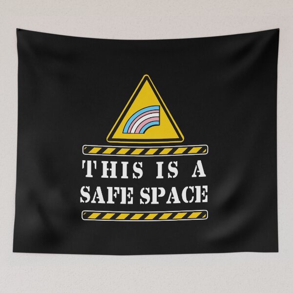 Item preview, This is a safe space (trans) designed and sold by remerasnerdas.