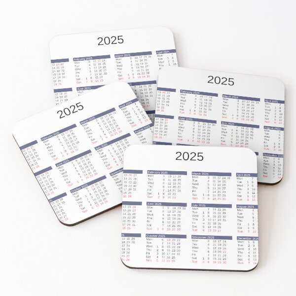 Item preview, Year 2025 Calendar with USA holidays designed and sold by europephotos.