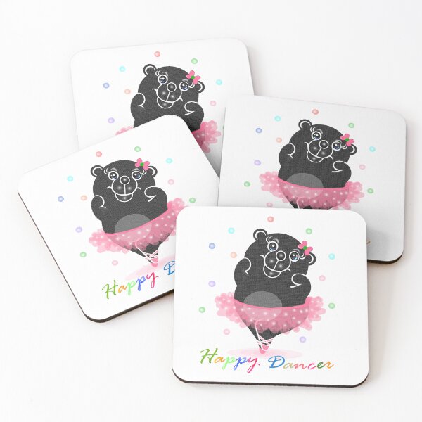 Item preview, Dancing black bear  designed and sold by Shirley cute art .