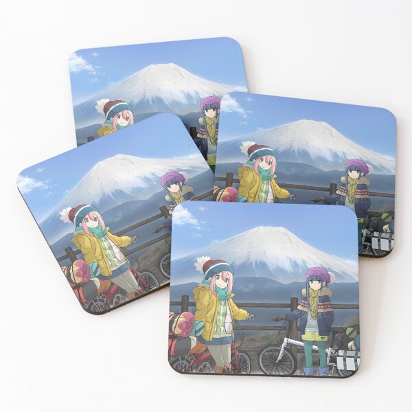 Item preview, Laid Back Camp - Bike Riding on Mountain Side  designed and sold by ForevFantasy.