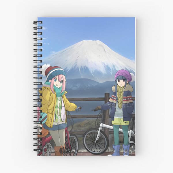 Item preview, Laid Back Camp - Bike Riding on Mountain Side  designed and sold by ForevFantasy.