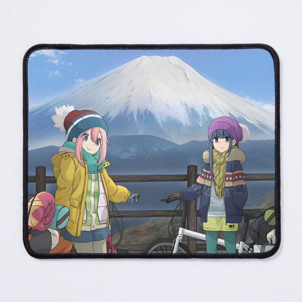 Item preview, Laid Back Camp - Bike Riding on Mountain Side designed and sold by ForevFantasy.