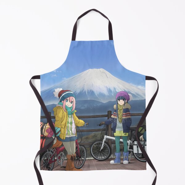 Item preview, Laid Back Camp - Bike Riding on Mountain Side designed and sold by ForevFantasy.