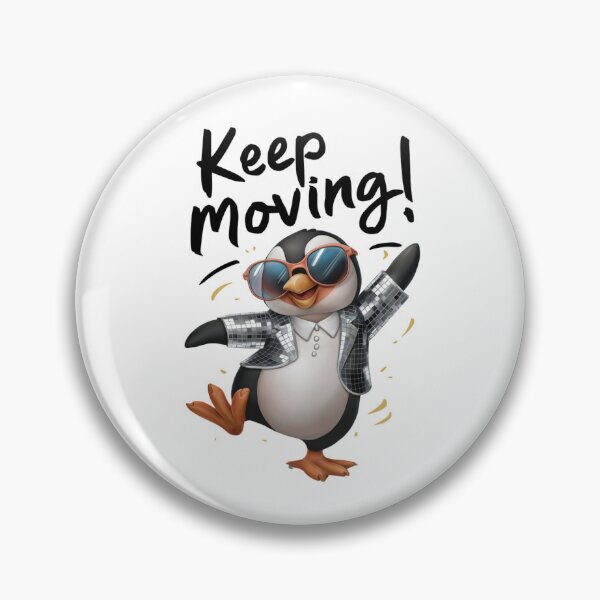 Item preview, Dancing penguin - Keep Moving designed and sold by vk09.