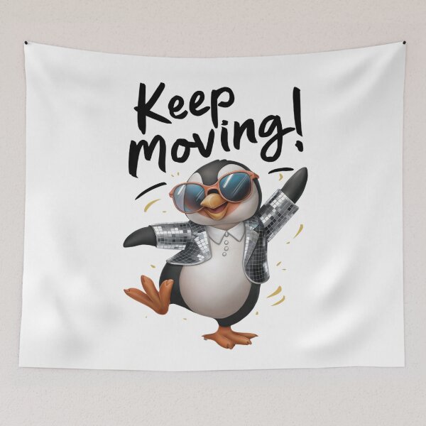 Item preview, Dancing penguin - Keep Moving designed and sold by vk09.