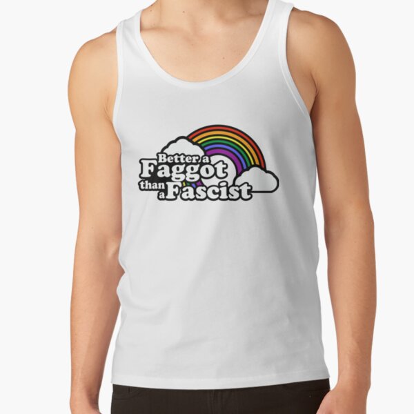 Item preview, Better a faggot than a fascist designed and sold by remerasnerdas.