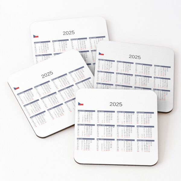 Item preview, Year 2025 Calendar with Czech Republic holidays designed and sold by europephotos.