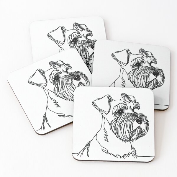 Item preview, Line Art Schnauzer designed and sold by AllenellA.