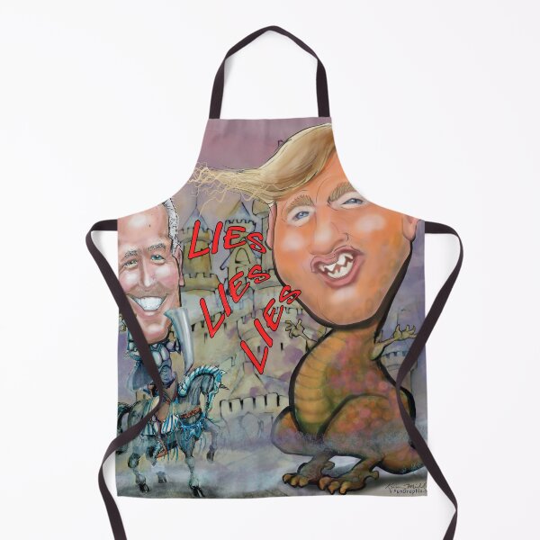 Item preview, Biden Fending off the Beast of Lies designed and sold by Kevin Middleton.