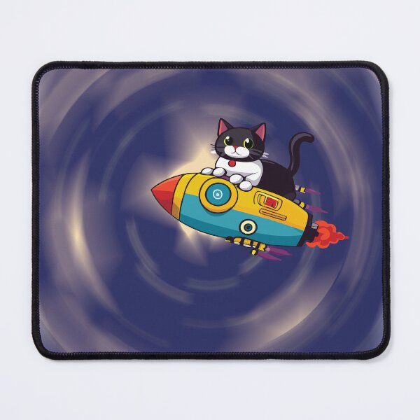 Item preview, Cat rockets through space designed and sold by 79Graphics.