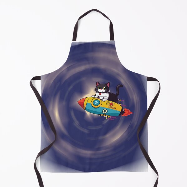 Item preview, Cat rockets through space designed and sold by 79Graphics.