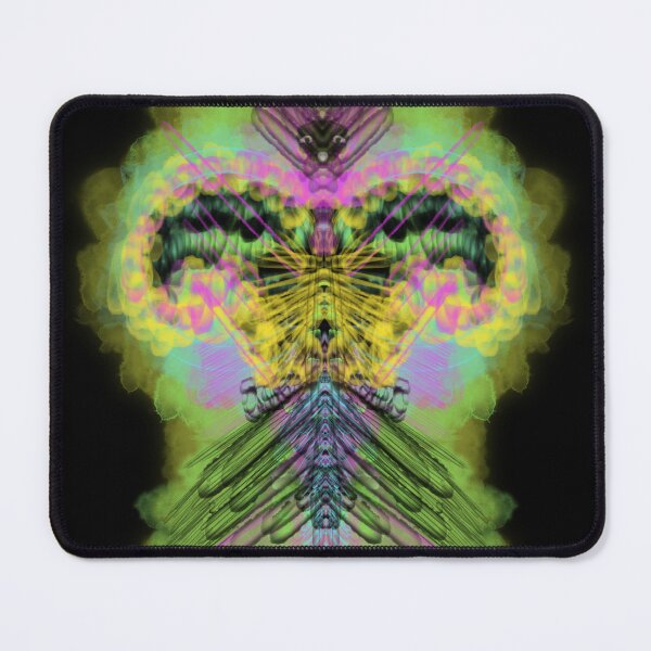 Item preview, 'Velvet Moth Matriarch' Psychedelic Neon Print designed and sold by Venus-in-Virgo.