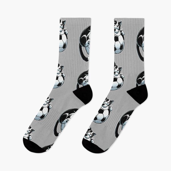 Item preview, Black Cat Soccer Flying Football designed and sold by nameonshirt.