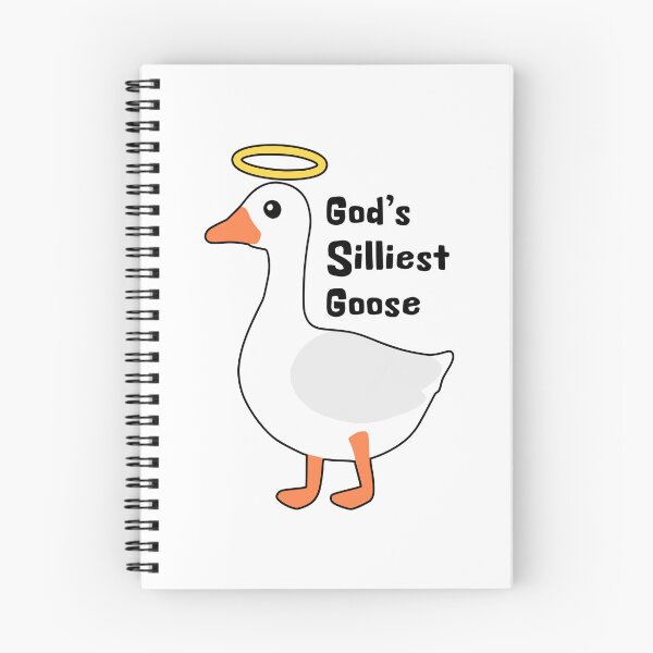 Item preview, God's Silliest Goose! Cute Funny Silly Goose Pun designed and sold by PMCreative.