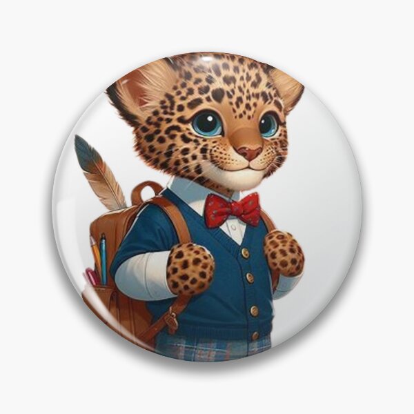 Aperçu de l'œuvre Bébé Léopard va à l'école créée et vendue par BonoloStore.