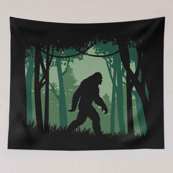 Item preview, Sasquatch en el bosque (verde) designed and sold by danielasynner.