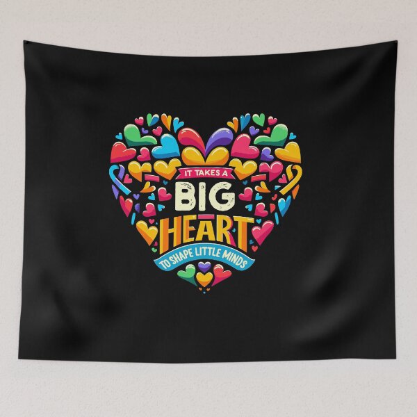 Item preview, It Takes a Big Heart To Shape Little Minds Teacher Appreciation Day designed and sold by Dressed For  Duty.