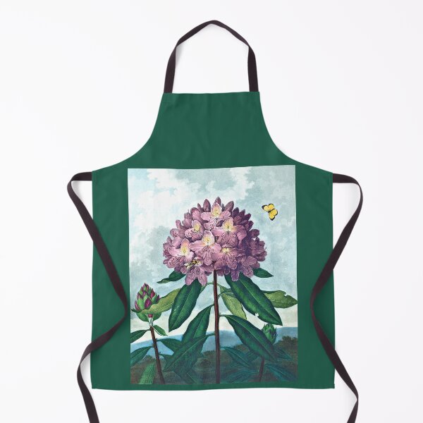 Item preview, Rhododendron Ponticum Flowers Butterfly Pink Purple 19th Century designed and sold by RocketshipRetro.