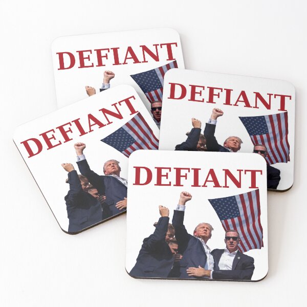 Item preview, Trump Fist Pump Defiant Shot 2024 Election Fight designed and sold by theartofvikki.