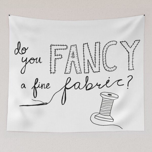 Item preview, OFMD Do You Fancy a Fine Fabric designed and sold by Full Whimsy.