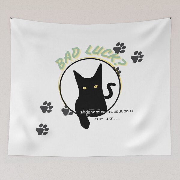 Item preview, Bad Luck - Black Cat designed and sold by Merch-Kitsune.