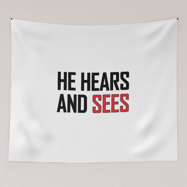 Item preview, He hears and sees designed and sold by Positive Mindzet!.