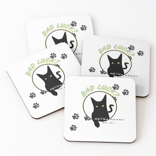 Item preview, Bad Luck - Black Cat designed and sold by Merch-Kitsune.
