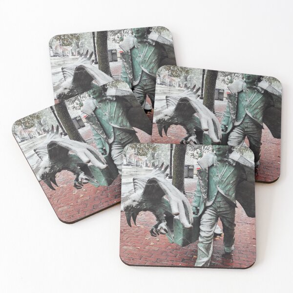Item preview, Snowy Encounter with Edgar Allan Poe designed and sold by Mel Moreno.