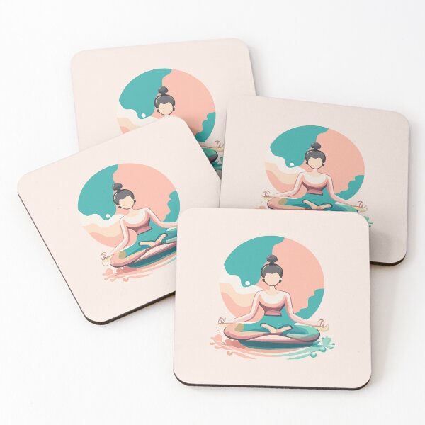Item preview, A girl doing meditation.  designed and sold by friadesign.