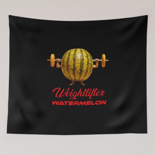 Item preview, Watermelon Weightlifter - Affordable and Stylish Watermelon T-Shirt Designs for Everyone designed and sold by Techflare.