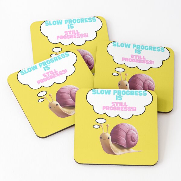 Item preview, snail slow progres is still progresss! designed and sold by Paulina Szymoniak.