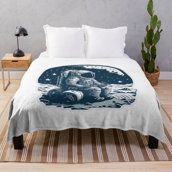 Item preview, Astronaut sitting at the Moon designed and sold by DastonAkramov.