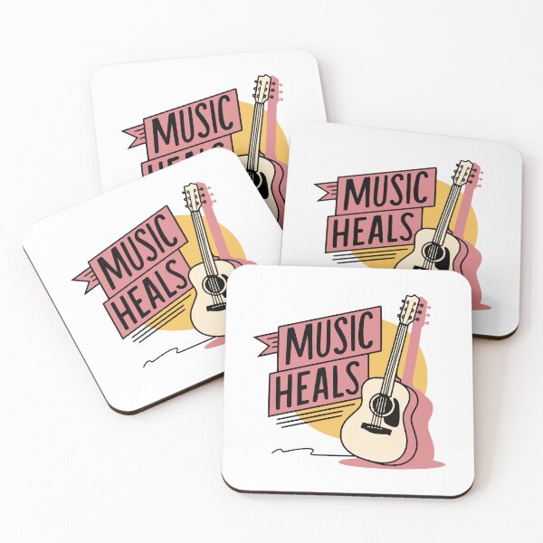Item preview, Music Heals! Acoustic Gutar For Music Lovers designed and sold by PMCreative.