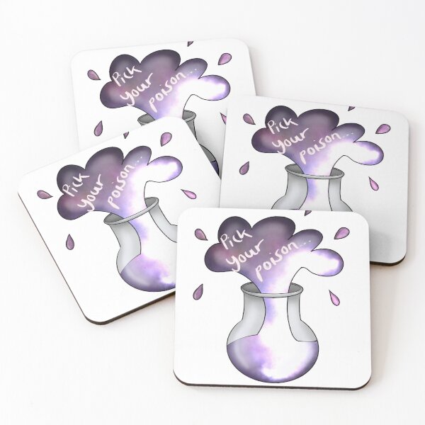 Item preview, Copy of Pick Your Poison… (white) designed and sold by Siren-Art.