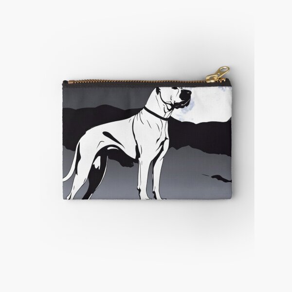 Item preview, Dogo Argentino Vigilant Watchdog Silhouetted Against the Moonlit Night designed and sold by andrew758.