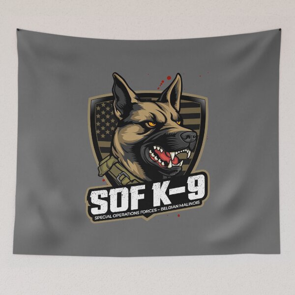 Item preview, Special Operations Forces K9 - Belgian Malinois designed and sold by GarmentMonkeyCo.