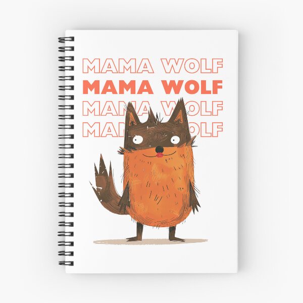Item preview, Family Tshirt : Funny Mama Wolf Cartoon Design designed and sold by KornerWorkshop.