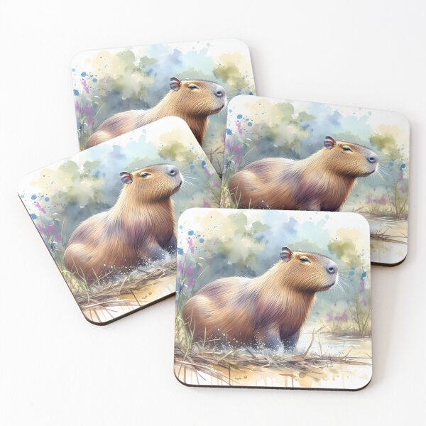 Item preview, Capybara Art #29 | Capybara Lovers designed and sold by ksgraphics222.