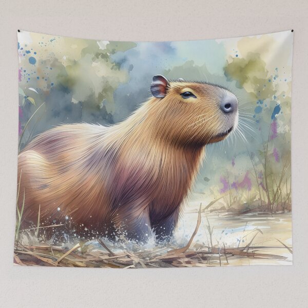 Item preview, Capybara Art #29 | Capybara Lovers designed and sold by ksgraphics222.