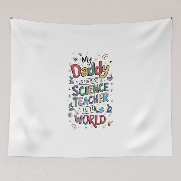 Item preview, Daddy is the Best Science Teacher in the World designed and sold by HandicraftArt.